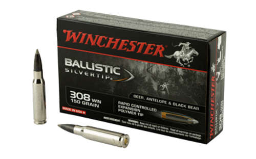 Ammunition Winchester Ammunition Ballistic Silvertip 308Win WIN BLSTC TIP 308WIN 150GR 20/200